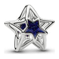Charm Openwork Stella con Finitura in Platino Pandora 735034C01
