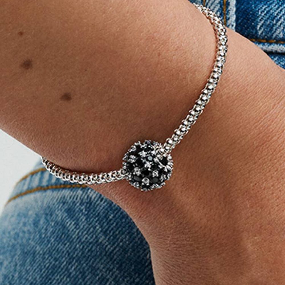 Charm Pavé Pietre Luminose Nere Pandora 792630C04 - foto 2