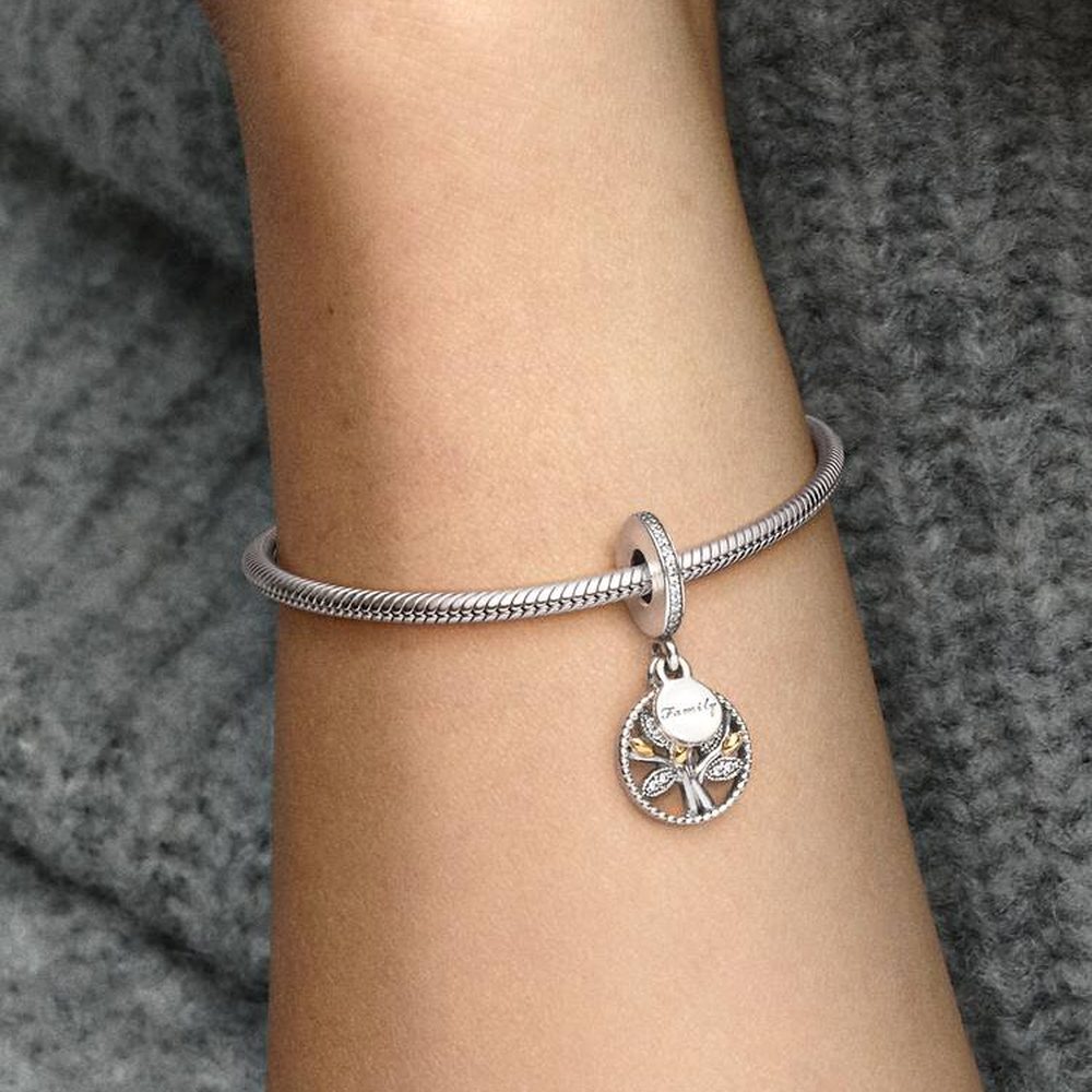 Charm Pendente Albero della Famiglia Pandora 791728CZ - foto 2