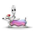 Charm Pendente Bassotto Natalizio Pandora 734970C01