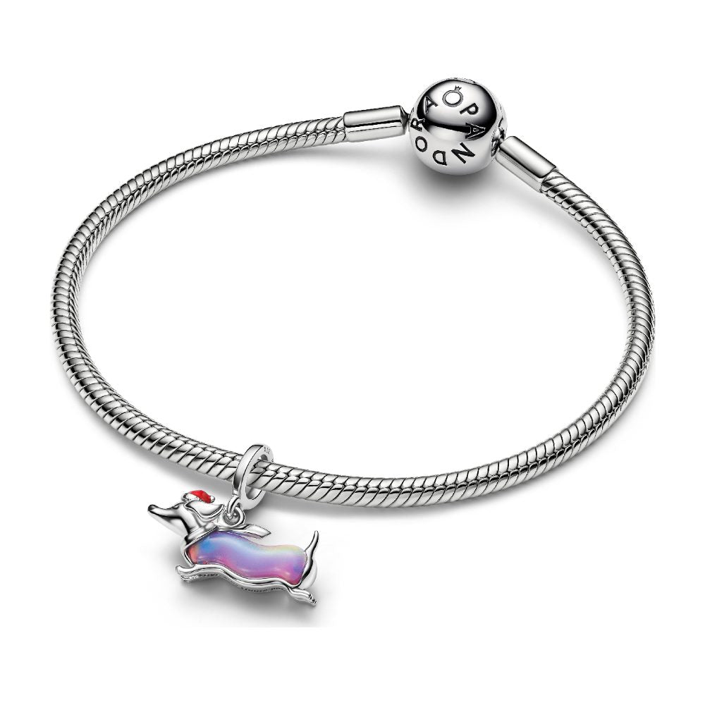 Charm Pendente Bassotto Natalizio Pandora 734970C01 - foto 4