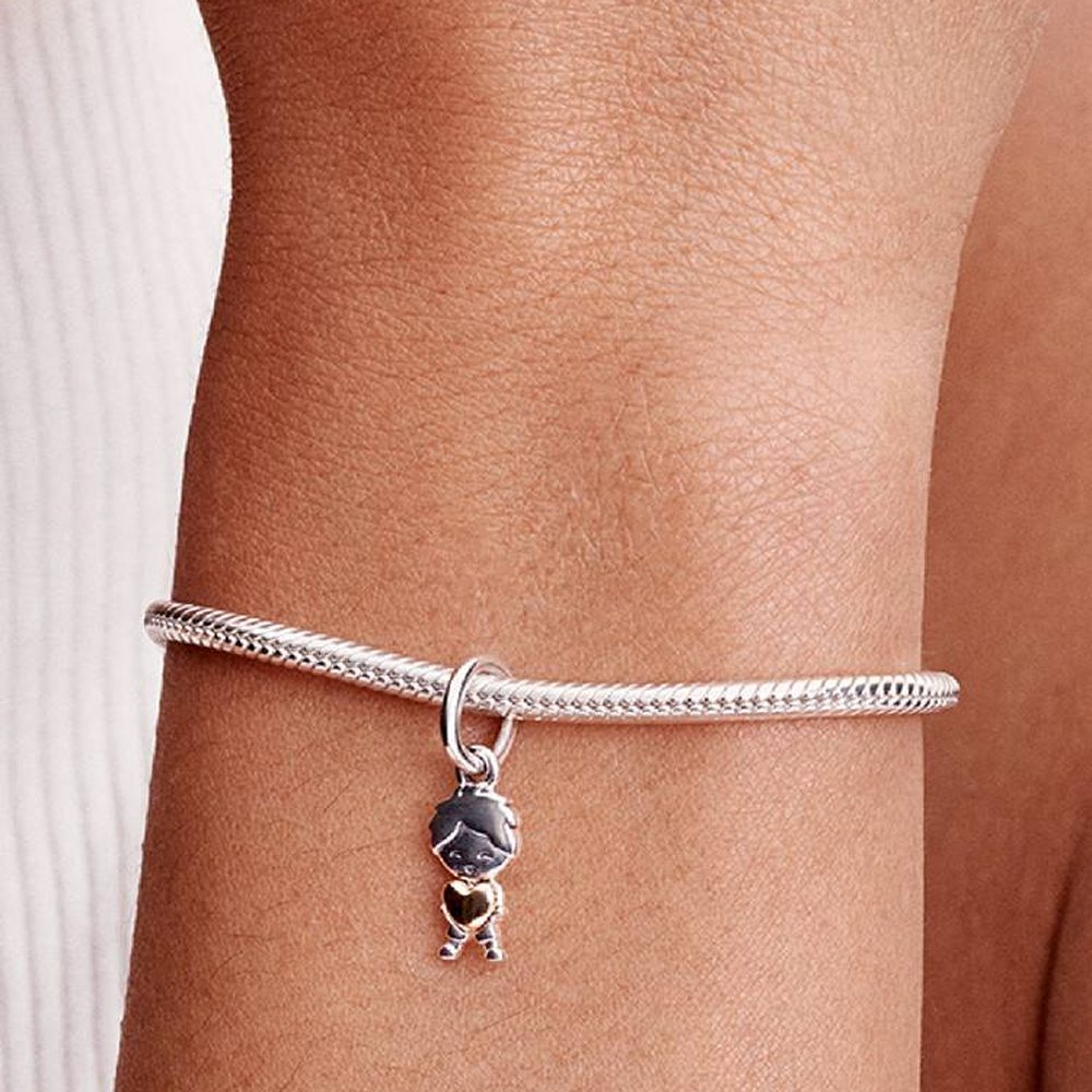 Charm Pendente Bimbo Felice Pandora 763602C00 - foto 2