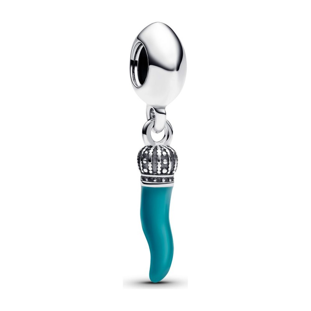 Charm Pendente Cornino Portafortuna Turchese Pandora 791361C02