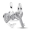 Charm Pendente Cuore e Chiave Divisibile Pandora 793081C01