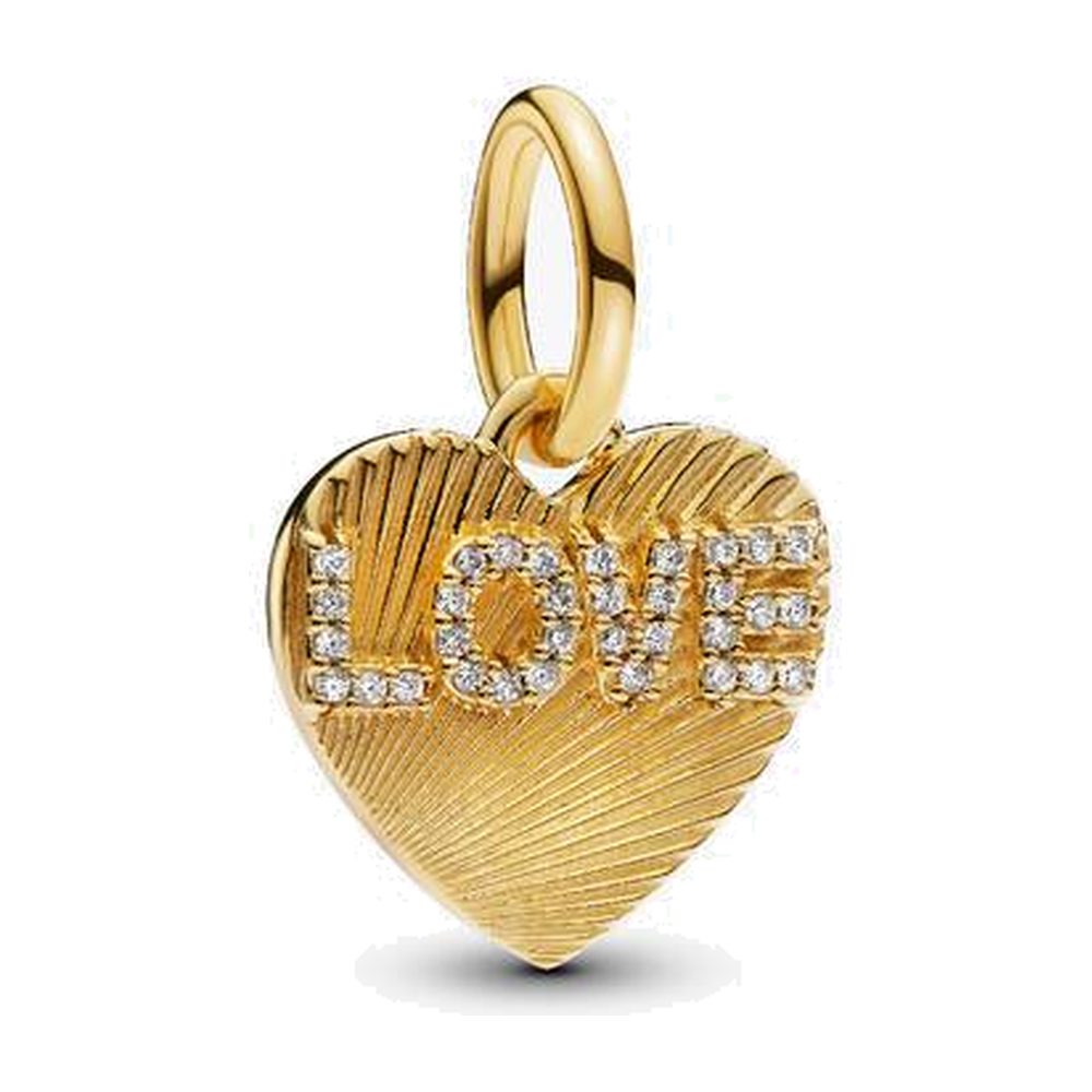Charm Pendente Cuore “Love” da Incidere Pandora 763604C01