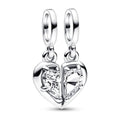 Charm Pendente Cuore Mamma e Figlia Divisibile Pandora 792643C01