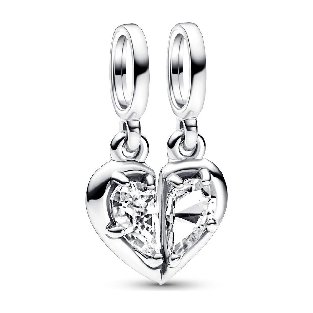 Charm Pendente Cuore Mamma e Figlia Divisibile Pandora 792643C01