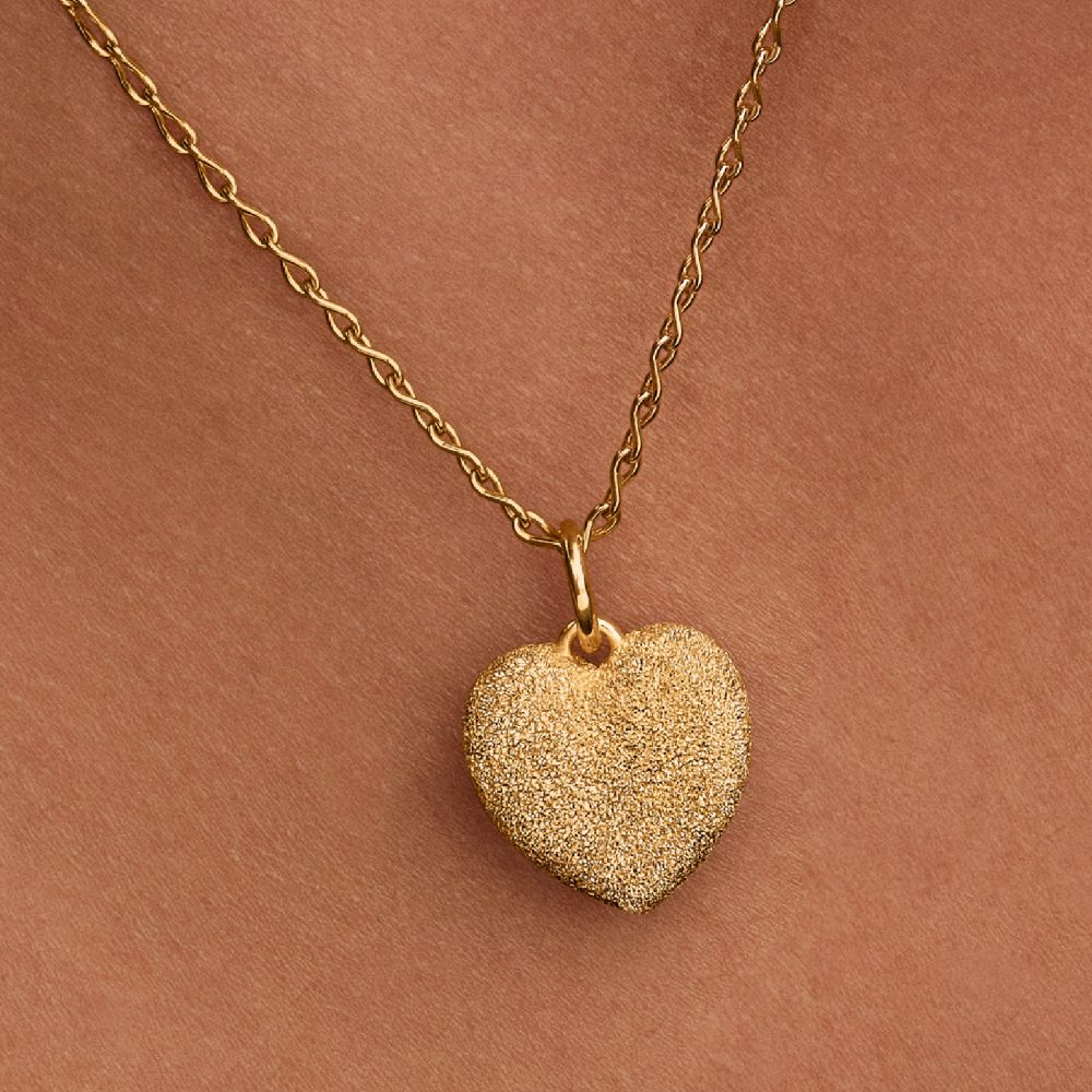 Charm Pendente Cuore Puffy Effetto Diamantato Pandora 765073C00 - foto 4