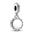 Charm Pendente Disco con Cuori da Incidere Pandora 792275C00