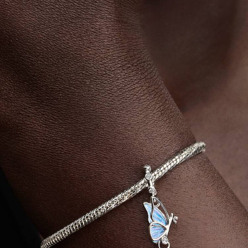 Charm Pendente Farfalla e Chiave “Unlock Tomorrow” Pandora 794241C01 - foto 2