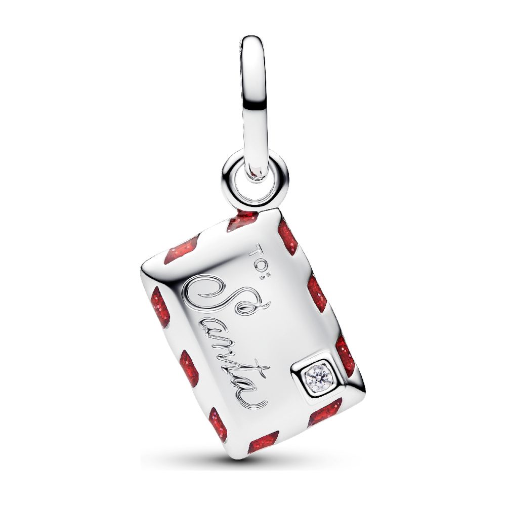 Charm Pendente Letterina a Babbo Natale Pandora 795065C01 - foto 2