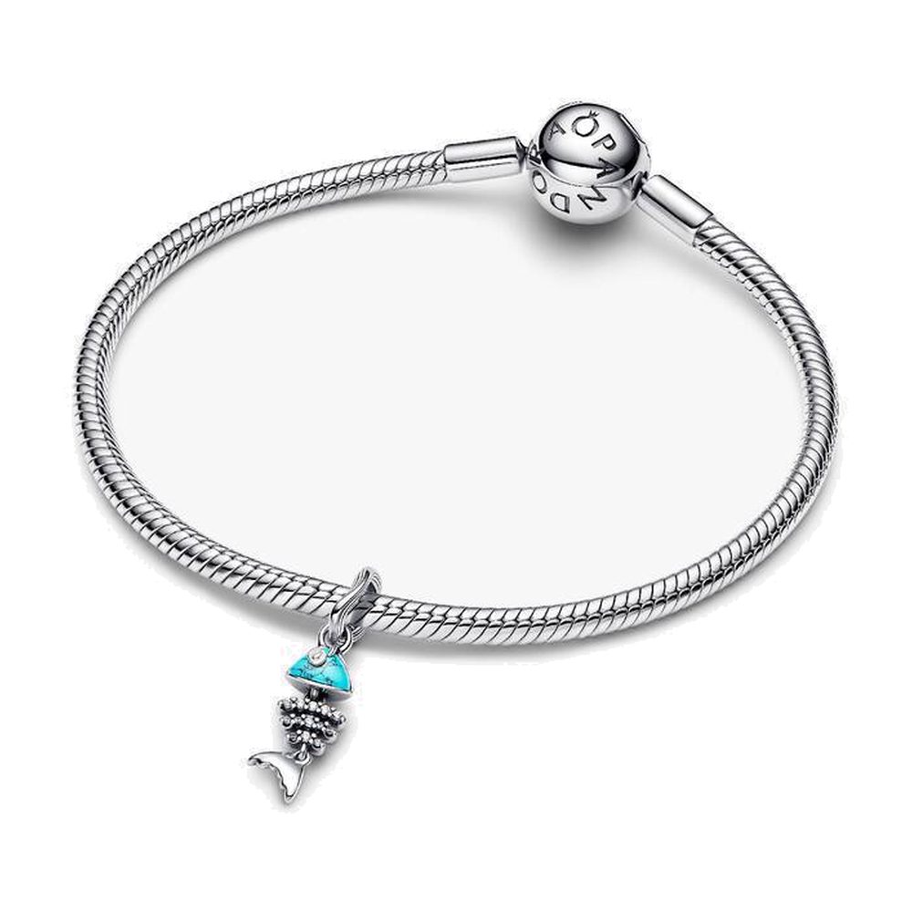 Charm Pendente Lisca di Pesce Turchese Pandora 793894C01 - foto 2