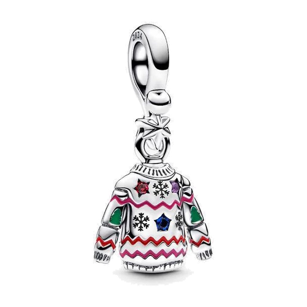 Charm Pendente Maglione di Natale Pandora 793596C01