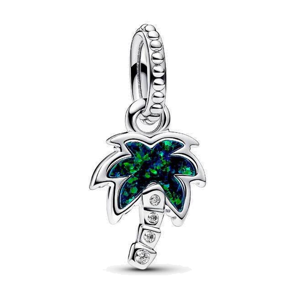 Charm Pendente Palma Opalescente Verde Pandora 793352C01