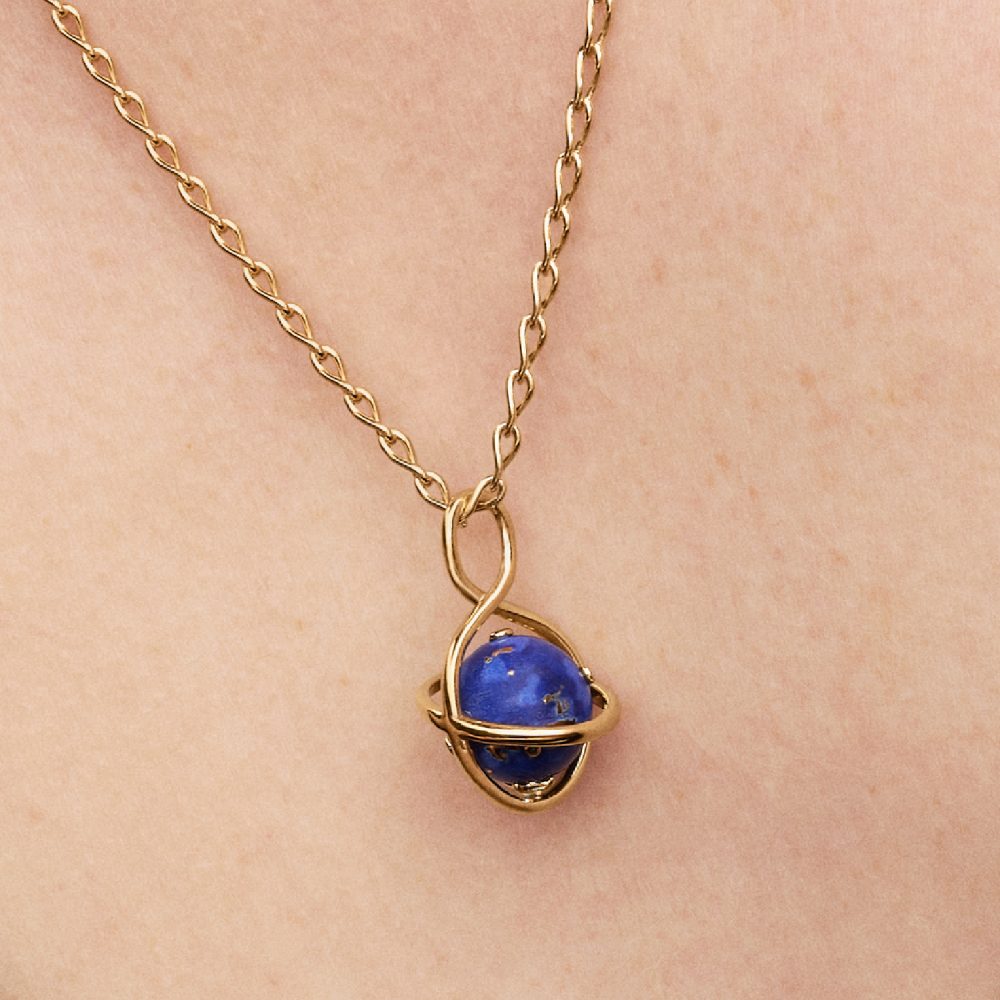 Charm Pendente Pianeta Blu che Ruota Pandora 765032C01 - foto 4