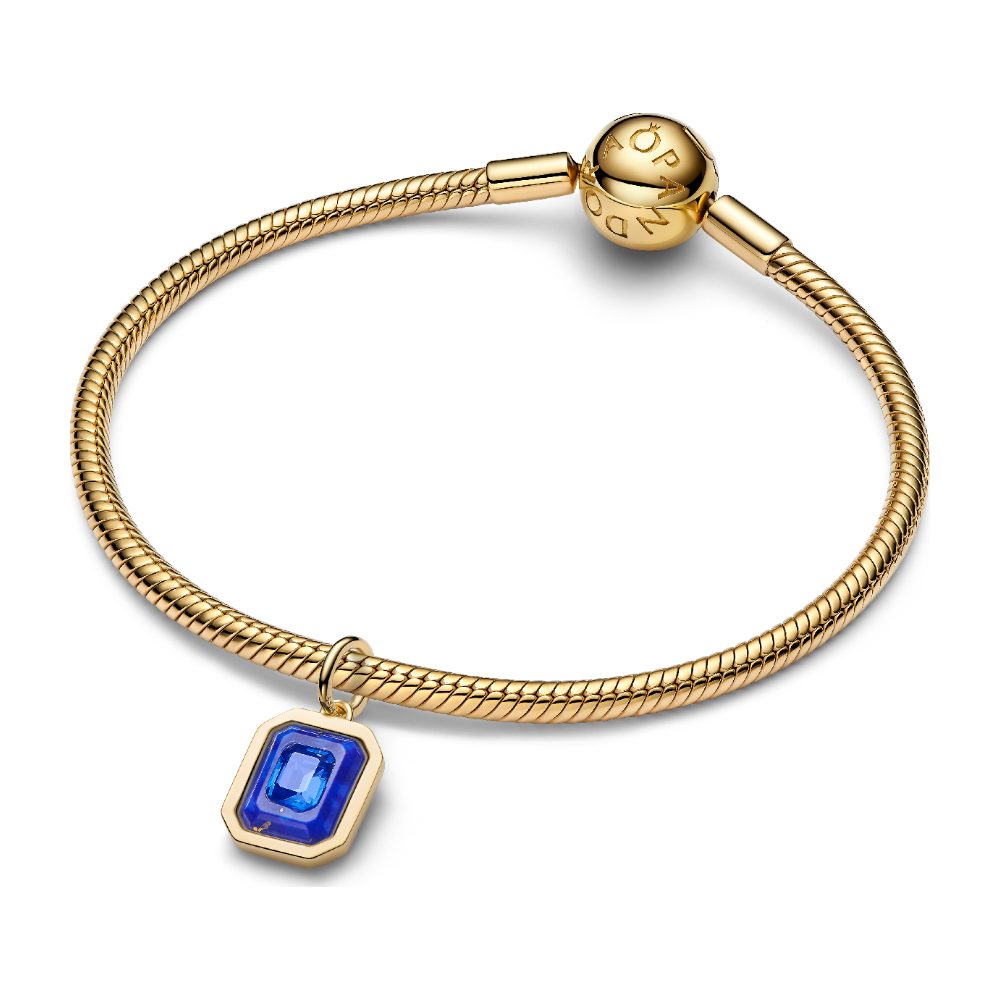Charm Pendente Pietra Esagonale Blu Pandora 765035C01 - foto 3