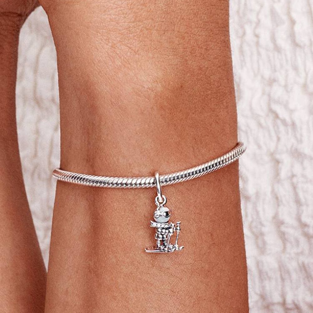 Charm Pendente Sciatore Pandora 793514C01 - foto 2