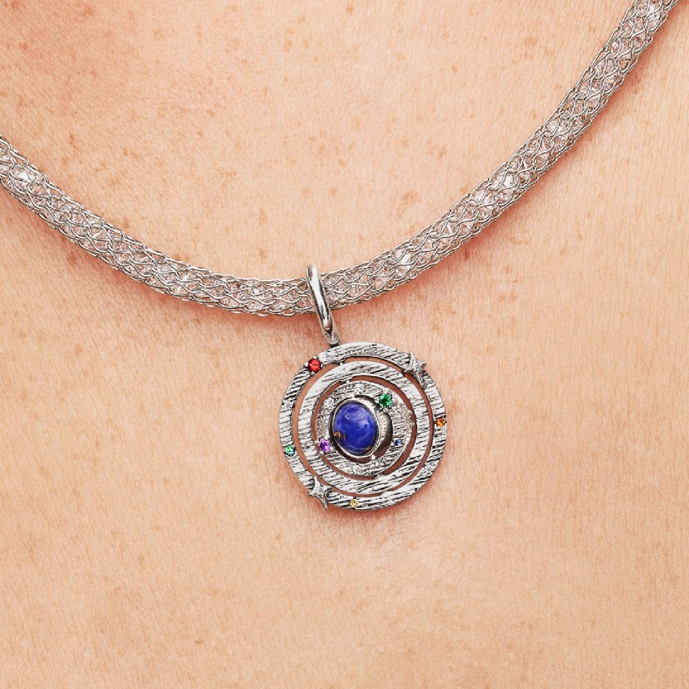 Charm Pendente Sfera Armillare Girevole Pandora 795031C01 - foto 4