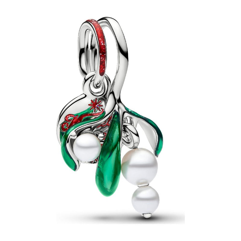 Charm Pendente Vischio di Natale Pandora 735066C01