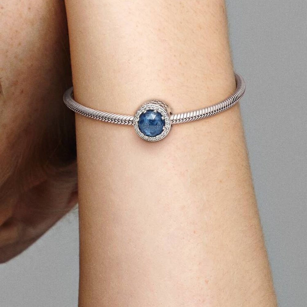 Charm Pietra Blu Pandora 791725NMB - foto 2