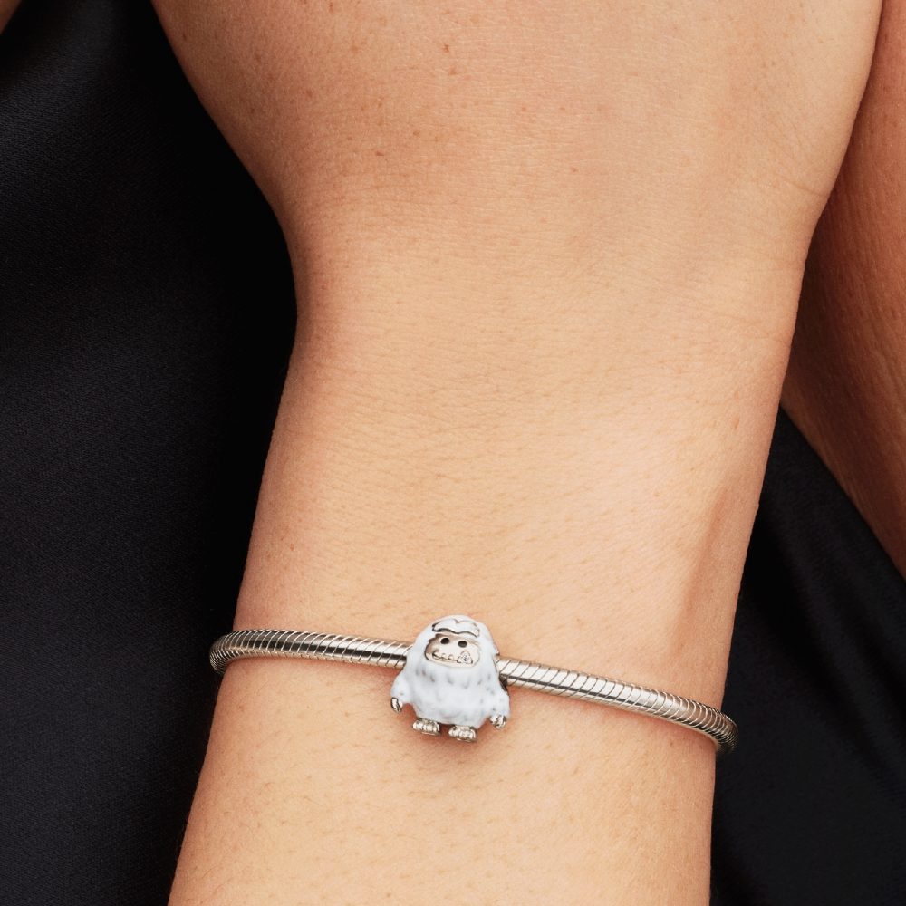Charm Yeti con Finitura in Platino Pandora 735058C01 - foto 4