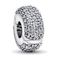 Clip Pavé Fascia Tripla Pandora 794032C01