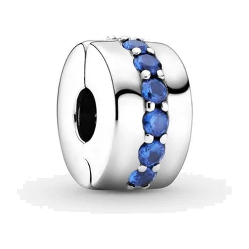 Clip Sentiero Luminoso Blu Pandora 791972C01