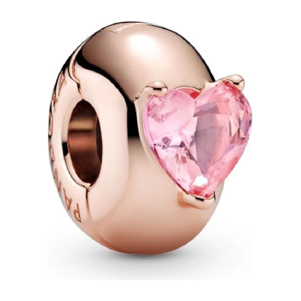 Clip Solitario Cuore Rosa Pandora 789203C01