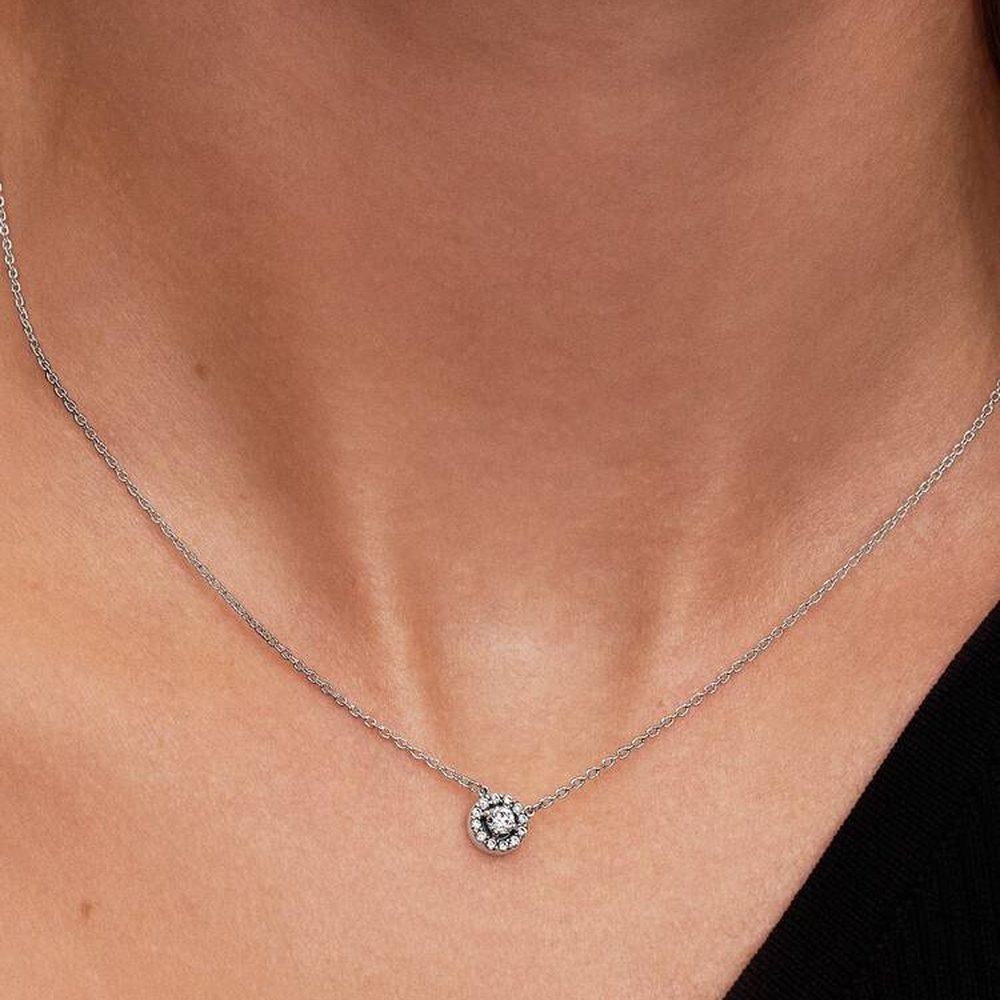 Collana Punto Luce e Pavè Pandora 393548C01 - foto 2