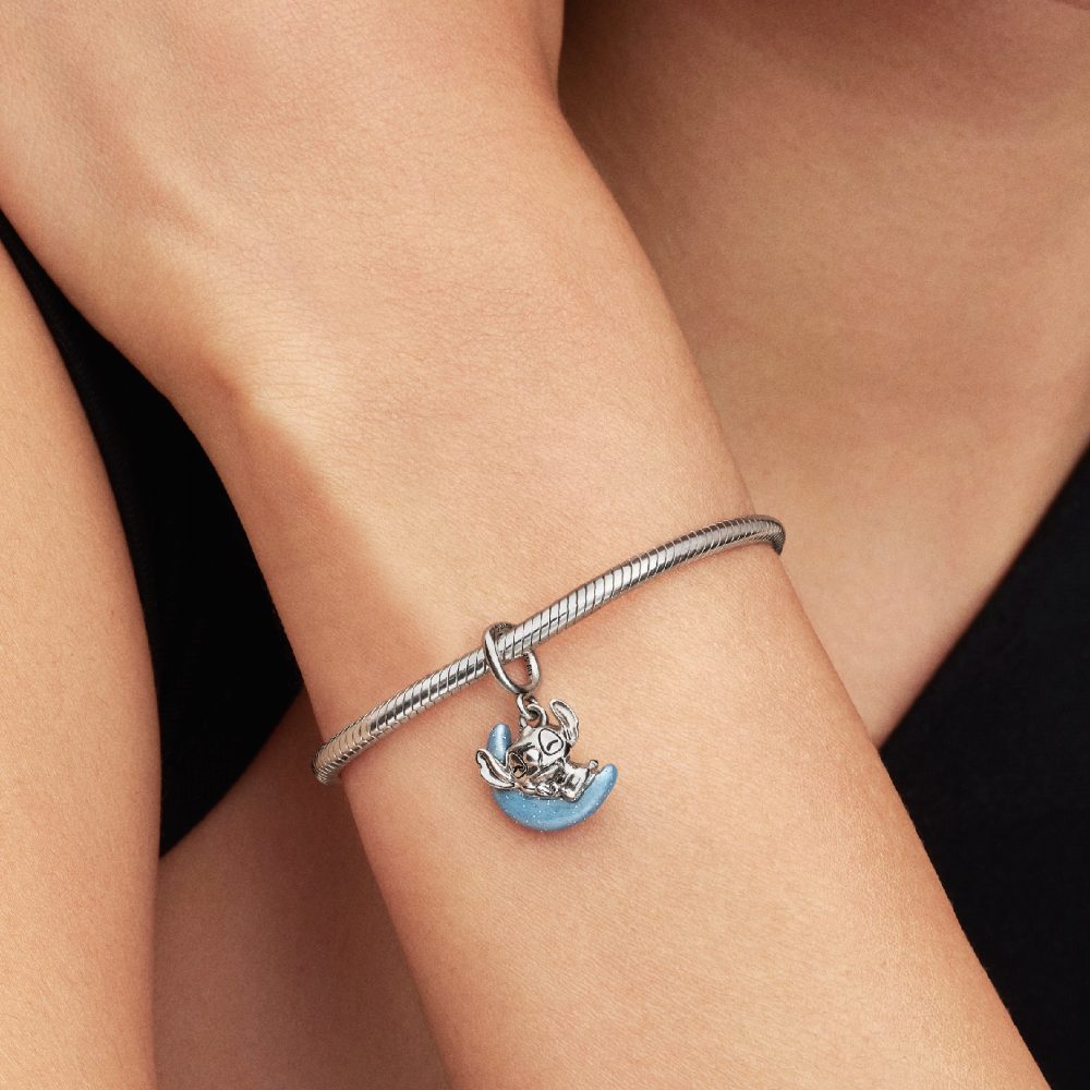 Disney, Lilo & Stitch, Stitch sulla Luna che si Illumina al Buio Pandora 795022C01 - foto 4