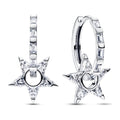 Orecchini Cerchi Openwork Stella Luminosa Pandora 295083C01
