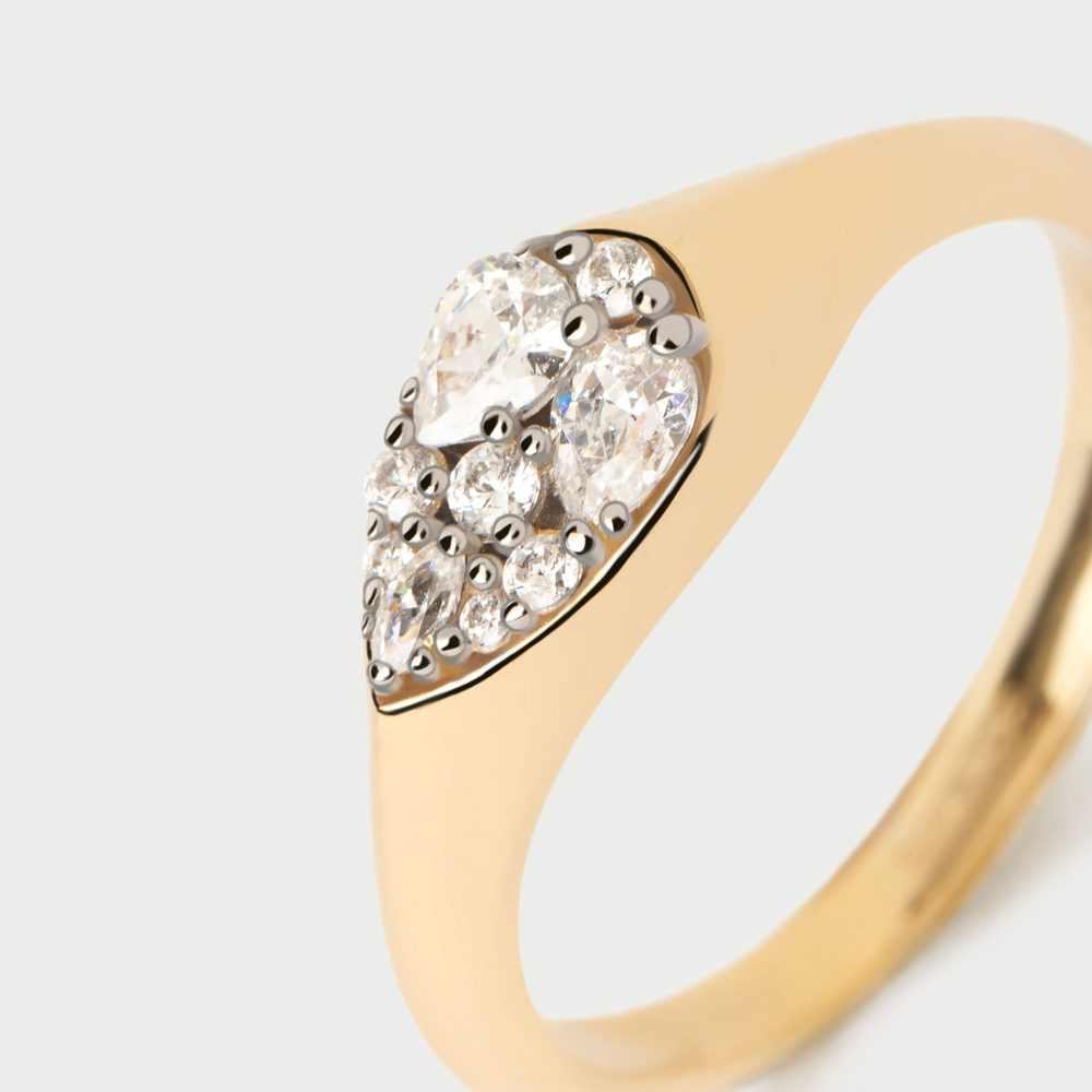 Anello Sigillo Vanilla – PD Paola AN01-A51 indossato