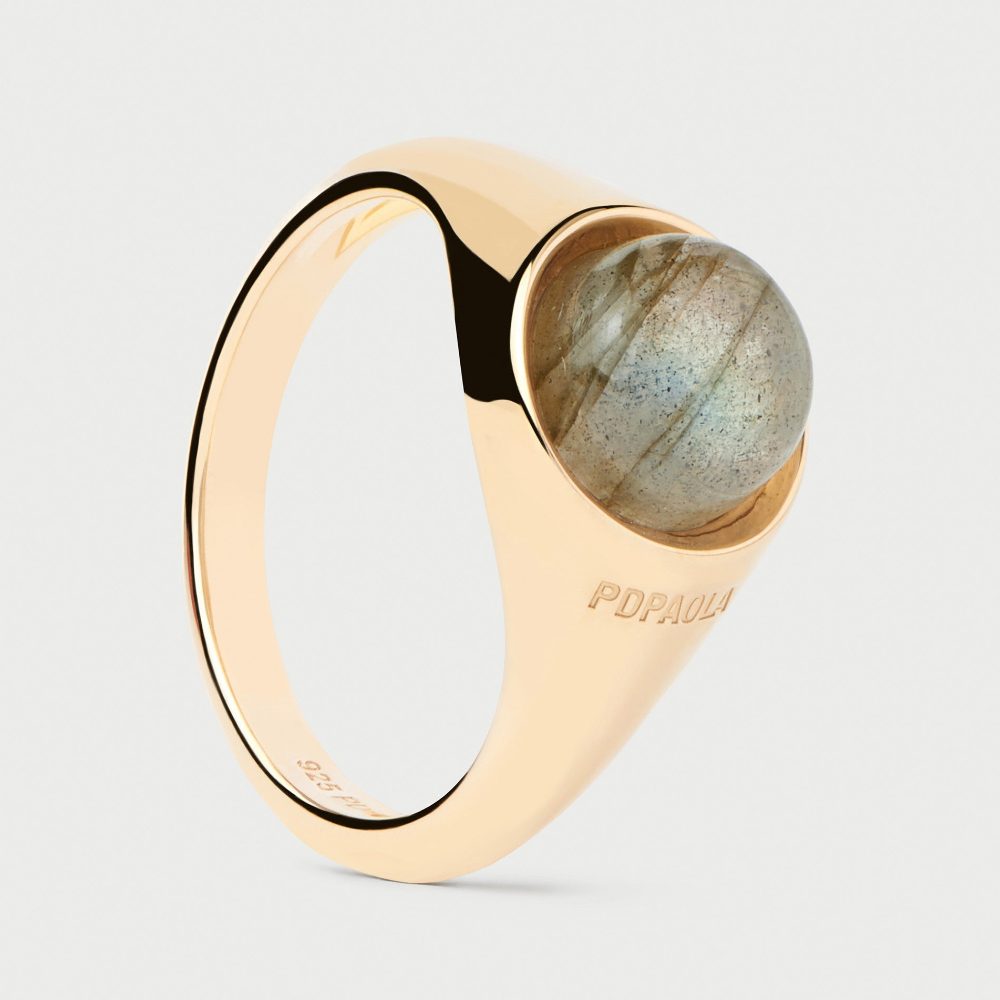 Anello Moon con Labradorite – PD Paola AN01-B18