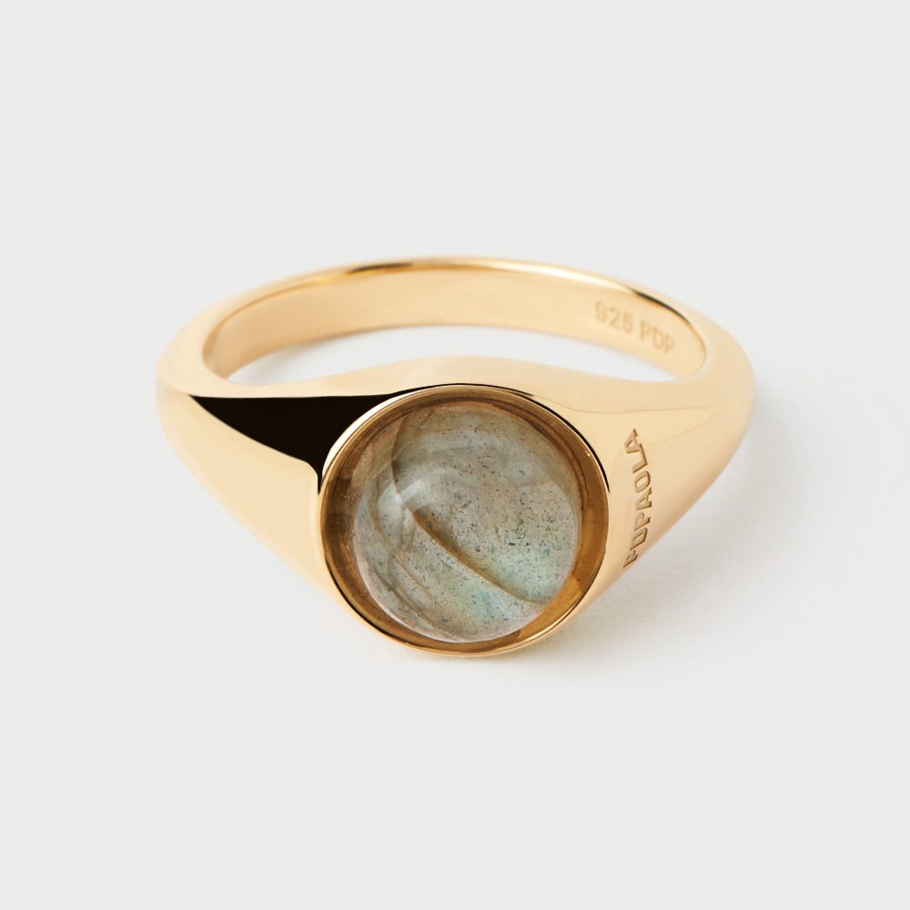 Anello Moon con Labradorite – PD Paola AN01-B18