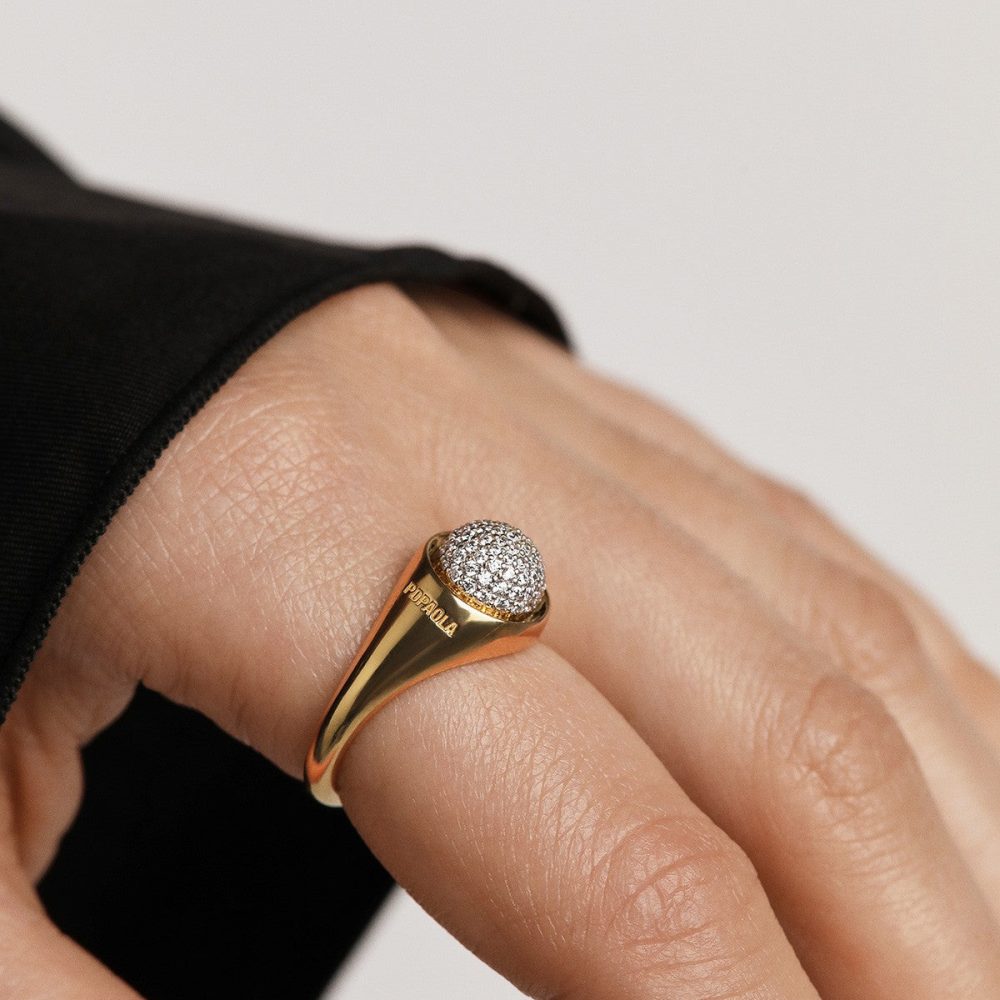 Anello Pavé Moon – PD Paola AN01-B21 indossato