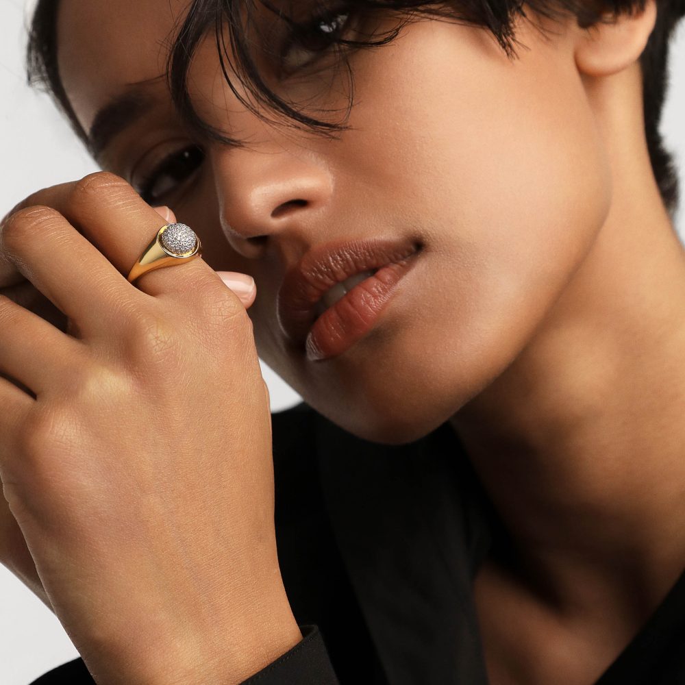 Anello Pavé Moon – PD Paola AN01-B21 indossato