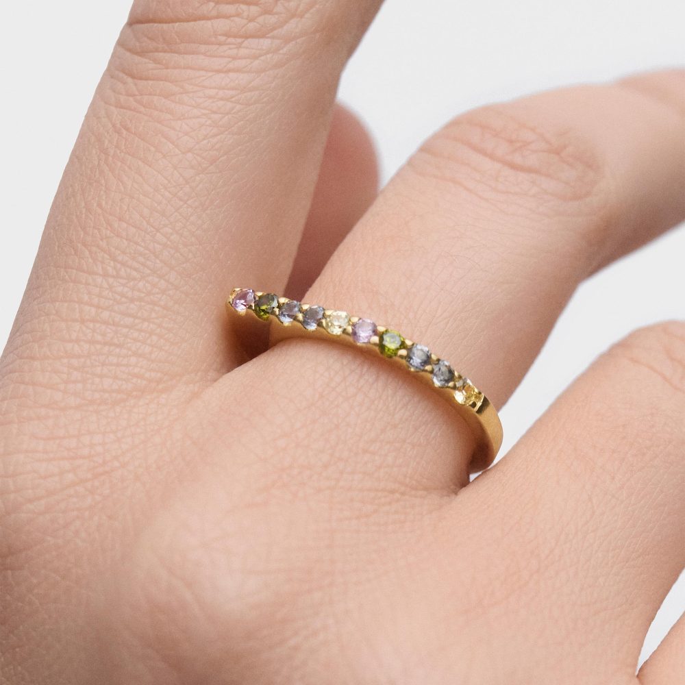 Anello Multicolor Oda – PDPAOLA AN01-E89 indossato
