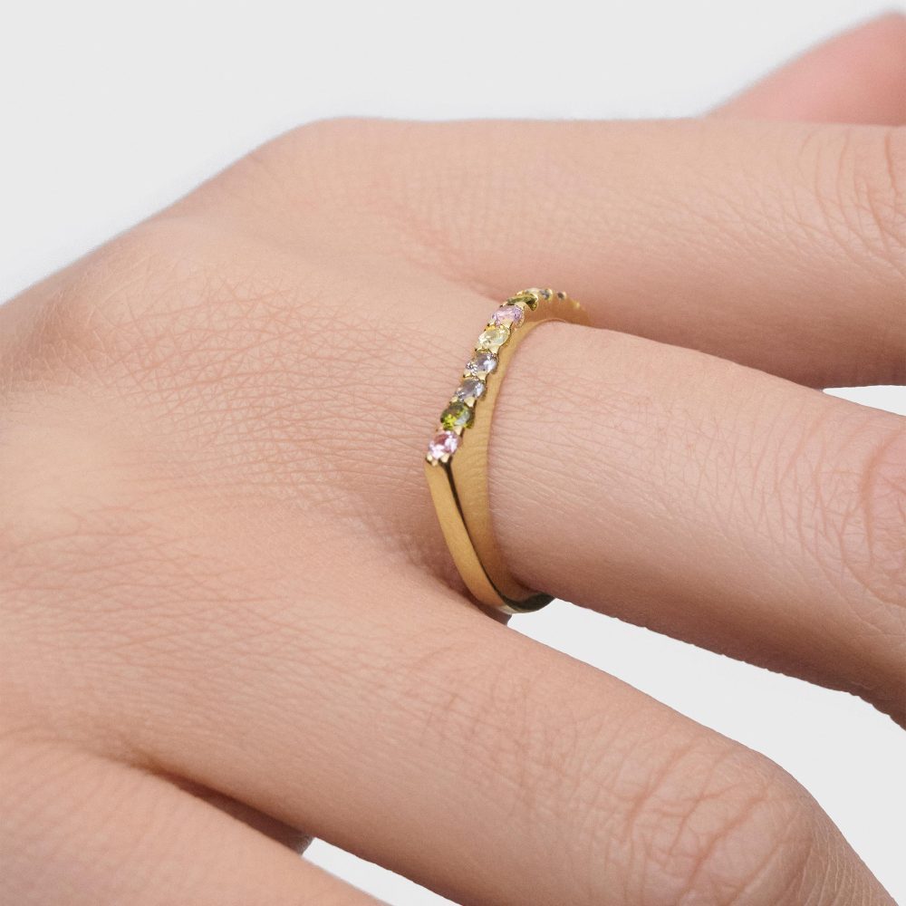 Anello Multicolor Oda – PDPAOLA AN01-E89 indossato