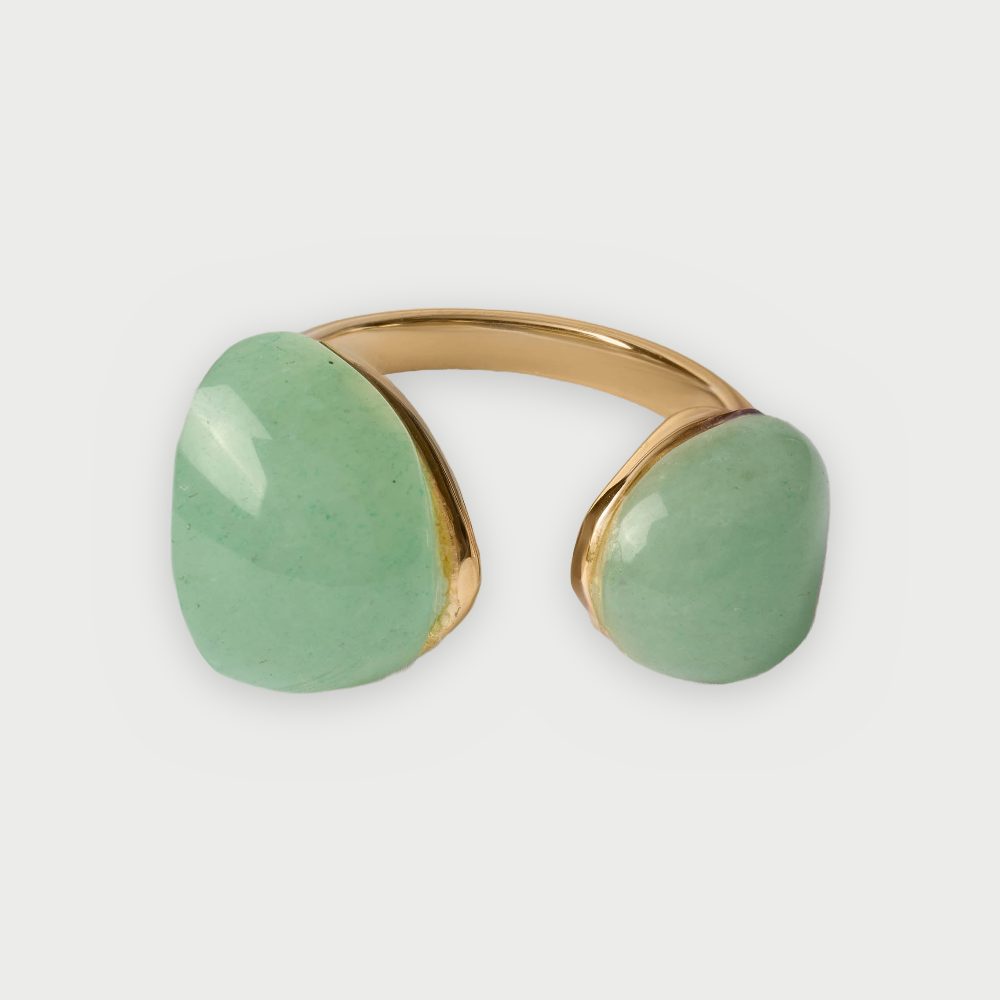 Anello Gravity con Avventurina Verde – PD Paola ANB1-D39