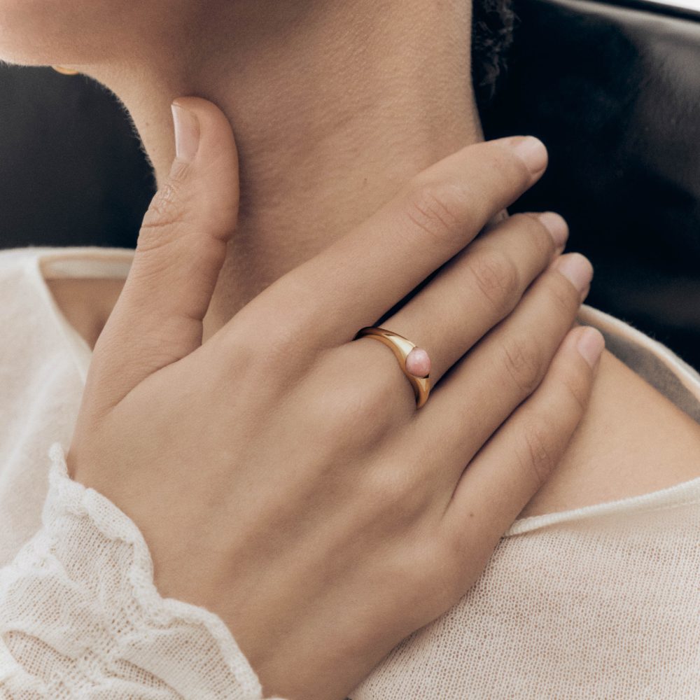 Anello Orion con Rodocrosite – PD Paola ANB1-F01 indossato
