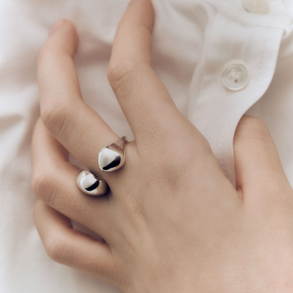 Anello Gravity Argento – PD Paola ANB2-D38 indossato