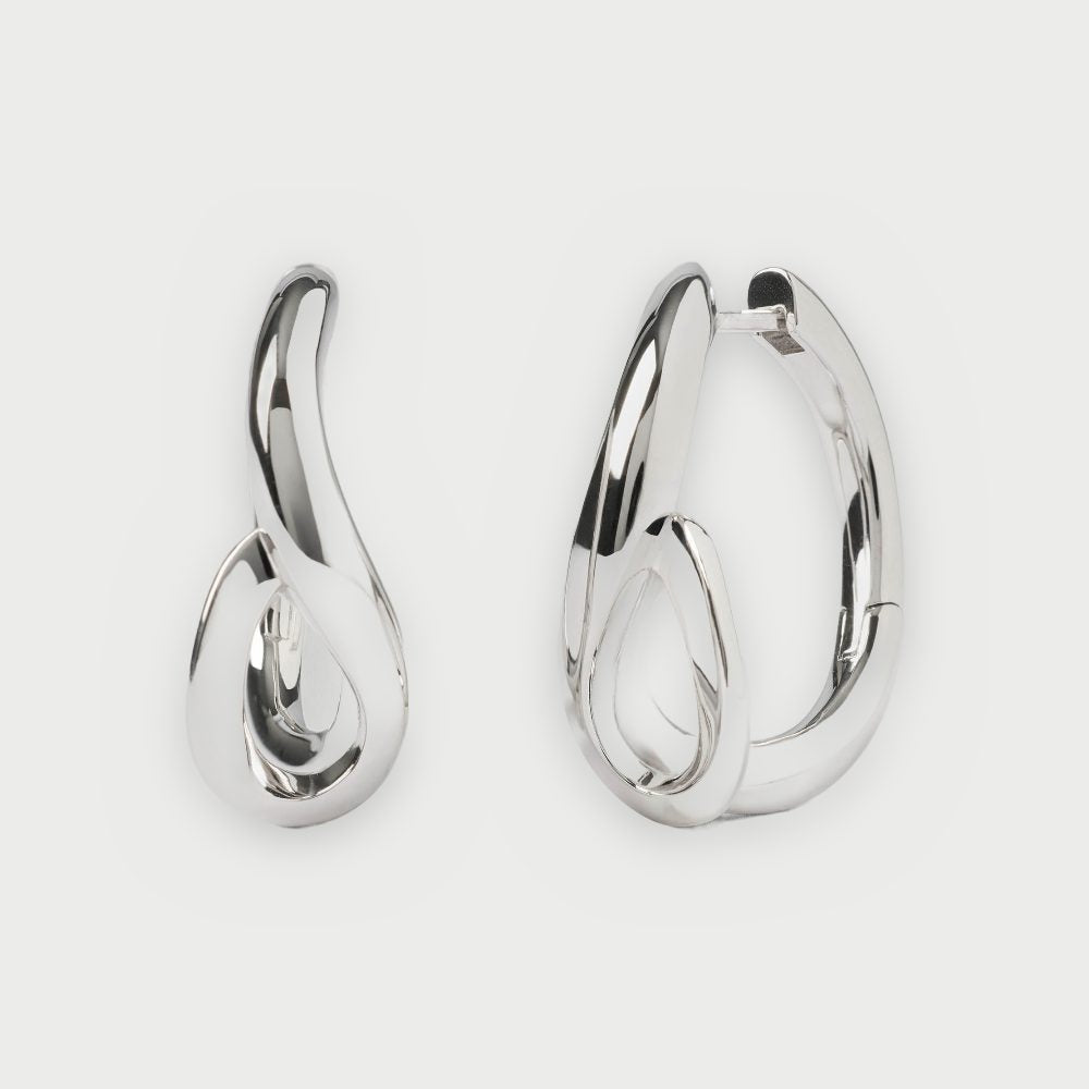 Orecchini a Cerchio Brise Mini Argento – PDPAOLA ARB2-G86
