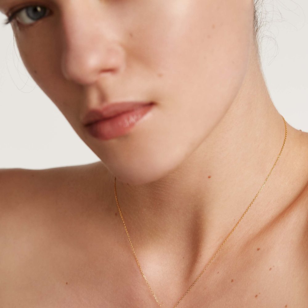 Collana con Lettera H – PD Paola CO01-267 indossato