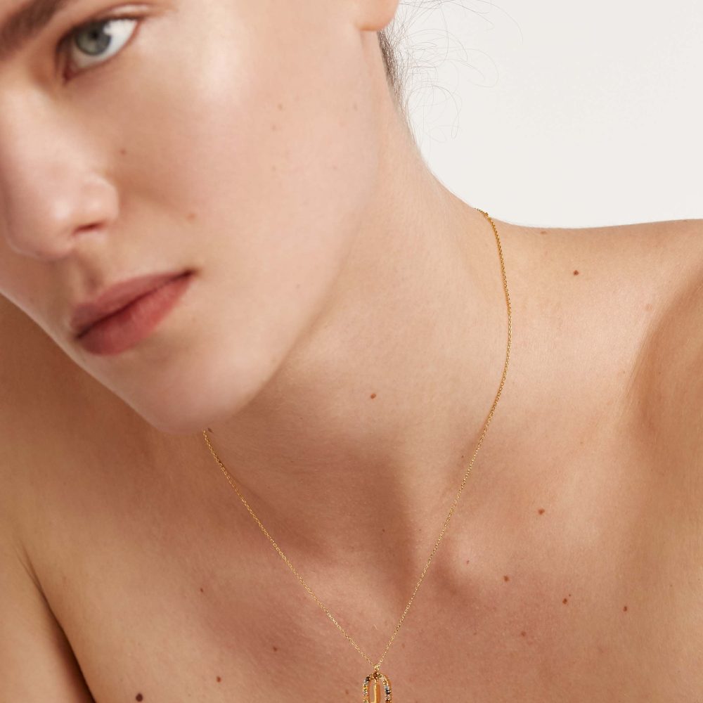 Collana con Lettera J – PD Paola CO01-269 indossato