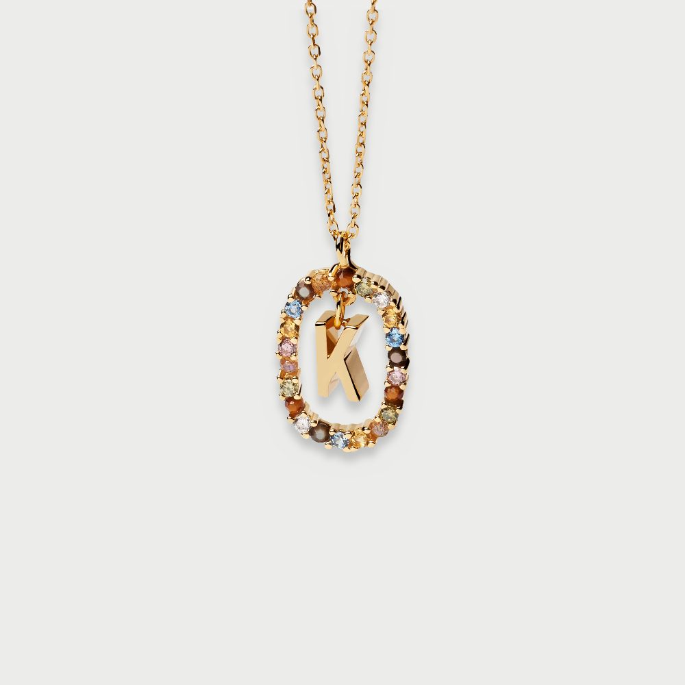 Collana con Lettera K – PD Paola CO01-270