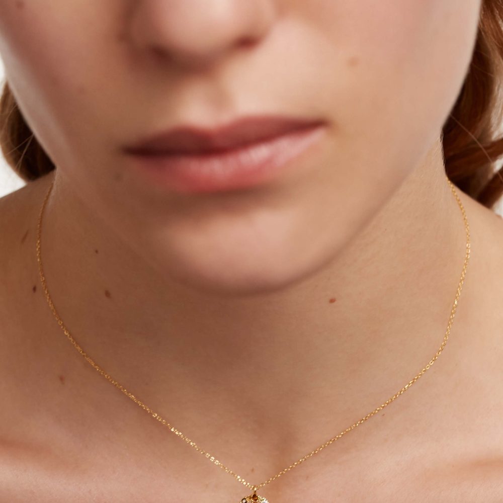Collana con Lettera K – PD Paola CO01-270 indossato