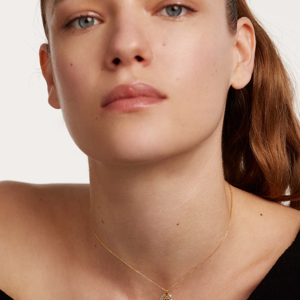 Collana con Lettera K – PD Paola CO01-270 indossato