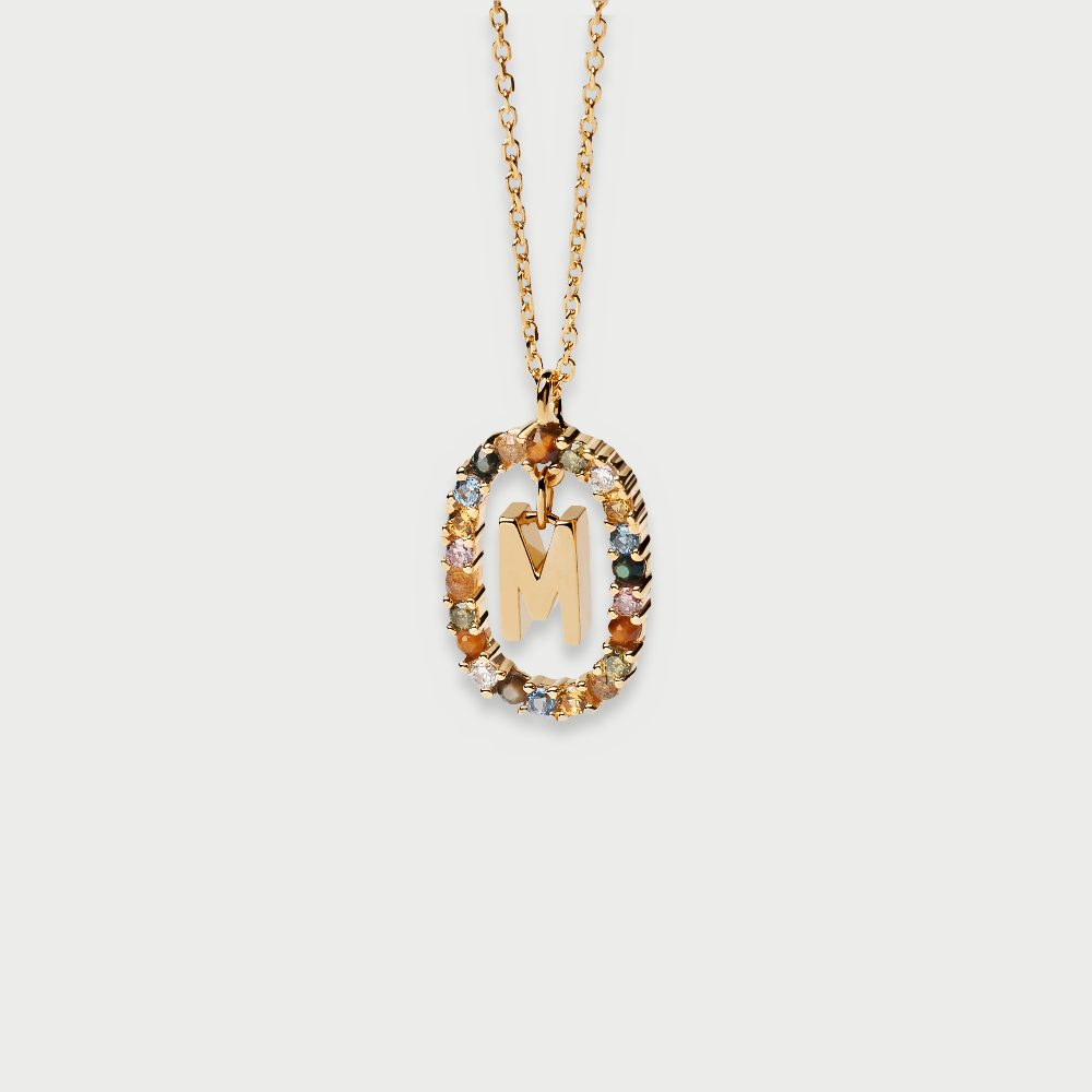Collana con Lettera M – PD Paola CO01-272
