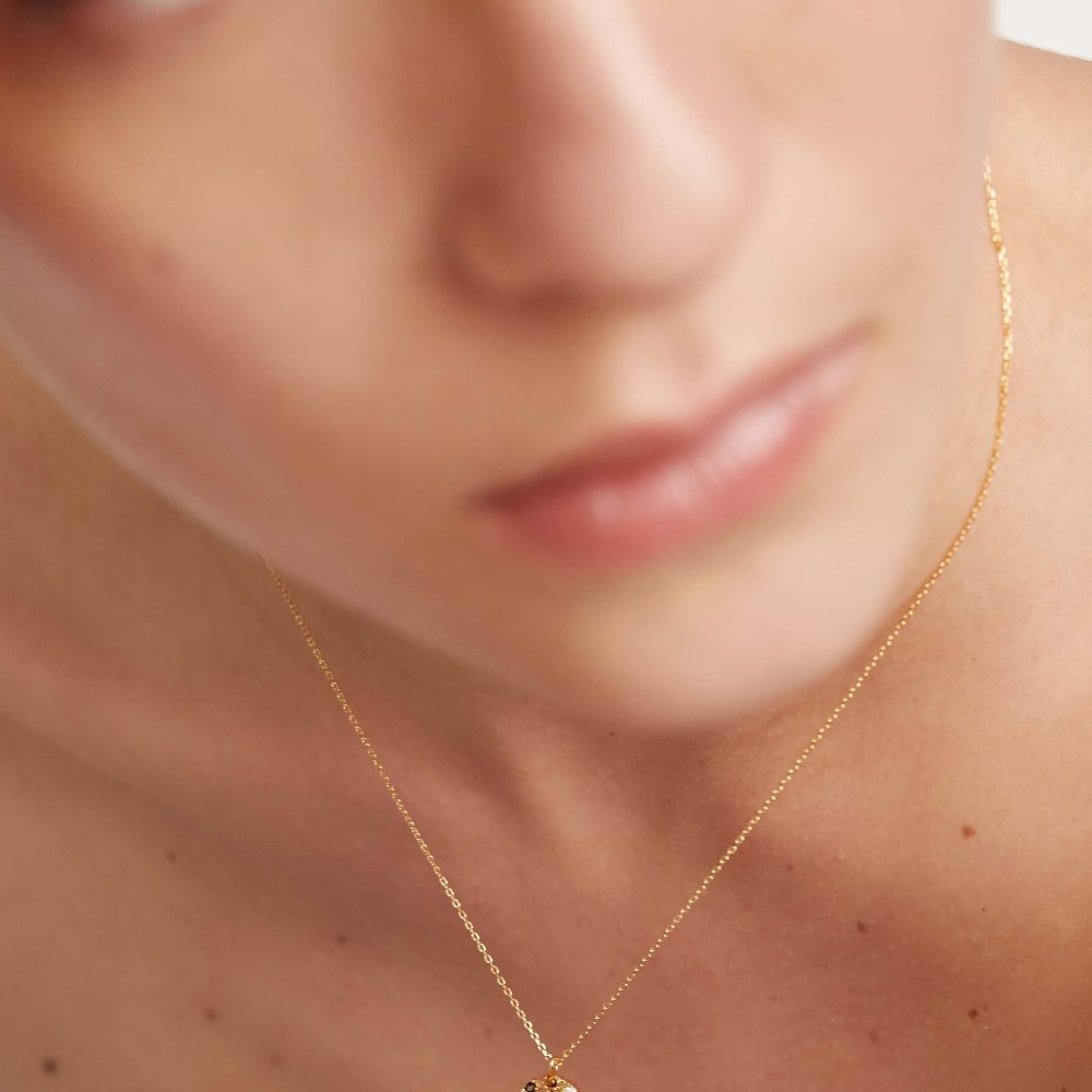 Collana con Lettera N – PD Paola CO01-273 indossato