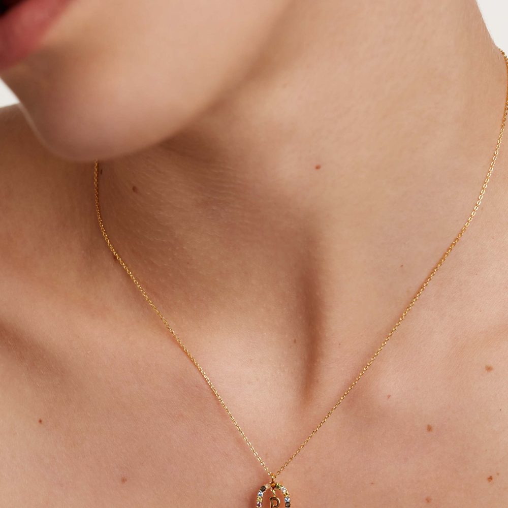 Collana con Lettera P – PD Paola CO01-275 indossato